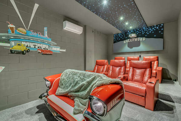 Air Conditioned Movie Theater Room