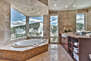Stunning Grand Master Bath with a Soaking Tub and Radiant Tile Floors