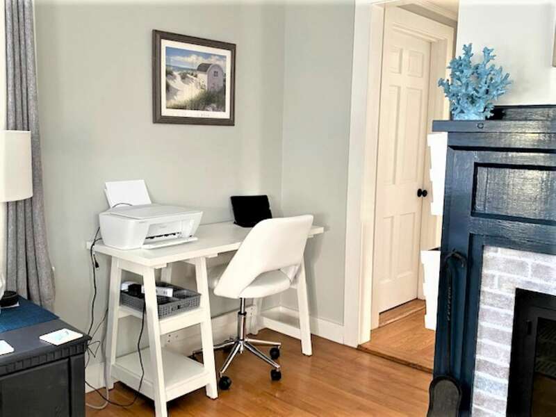 Remote WFH or Learning at the desk provided at - - 25 Grey Neck Road West Harwich Cape Cod - New England Vacation Rentals