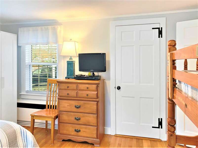 Bedroom 2 with flat screen TV-25 Grey Neck Road West Harwich Cape Cod - New England Vacation Rentals