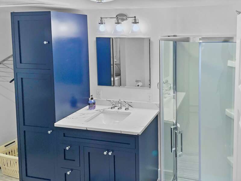 Totally new and updated Bathroom  (en suite to bedroom #1 bedroom) - 25 Grey Neck Road West Harwich Cape Cod - New England Vacation Rentals