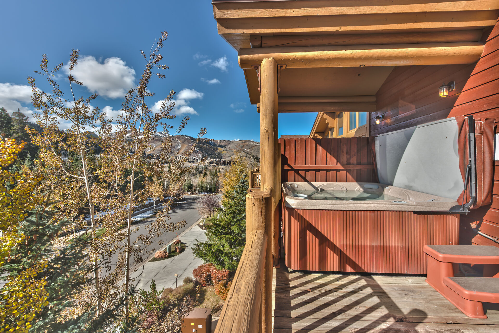 Private Deck with a Hot Tub and Great Views