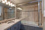 Master Bath 2 with Dual Separate Sinks and Jetted Tub / Shower Combo
