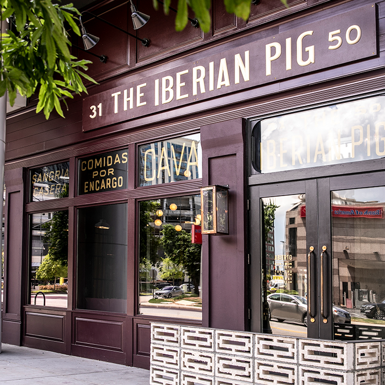 Exterior of The Iberian Pig in Buckhead Exterior of The Iberian Pig in Buckhead