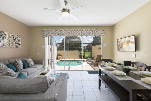 With a beautiful open concept living space, the whole family can gather and spend time together