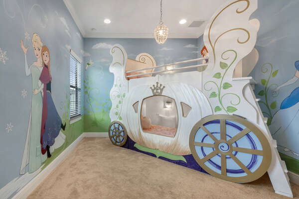 The princesses will have fun in their own room