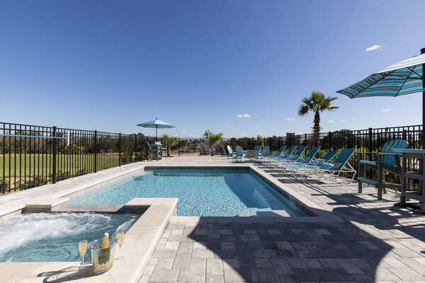 Your family will love splashing in your own private pool as you soak up the hot Florida rays