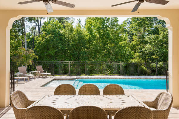 Grill up some family favorites and dine poolside