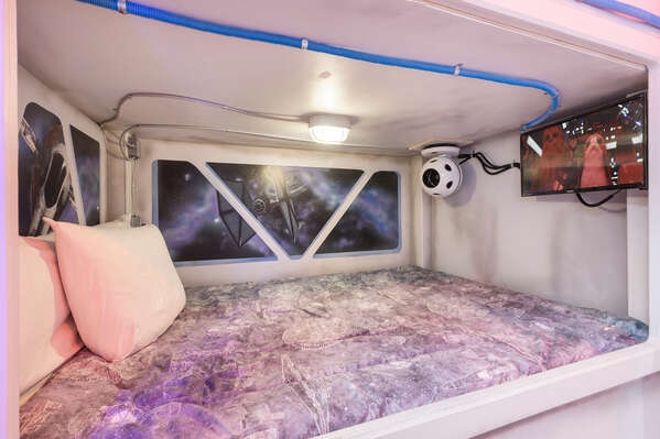 Enjoy this out of this world experience when you stay in this bedroom