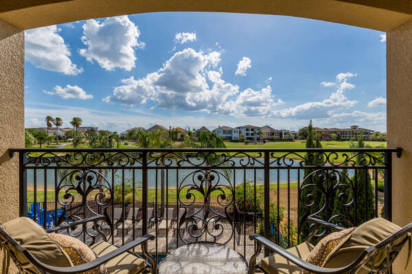 Amazing golf course and pond views from your private suite