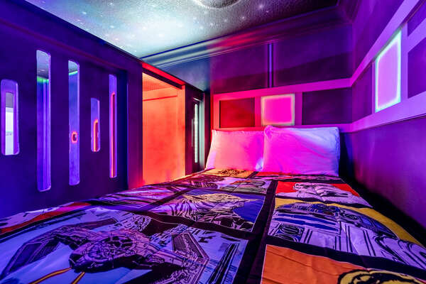 This out-of-this-world bedroom will have kids dreaming of their next adventure