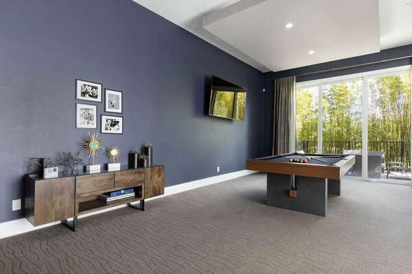 All members of your party will love the games room