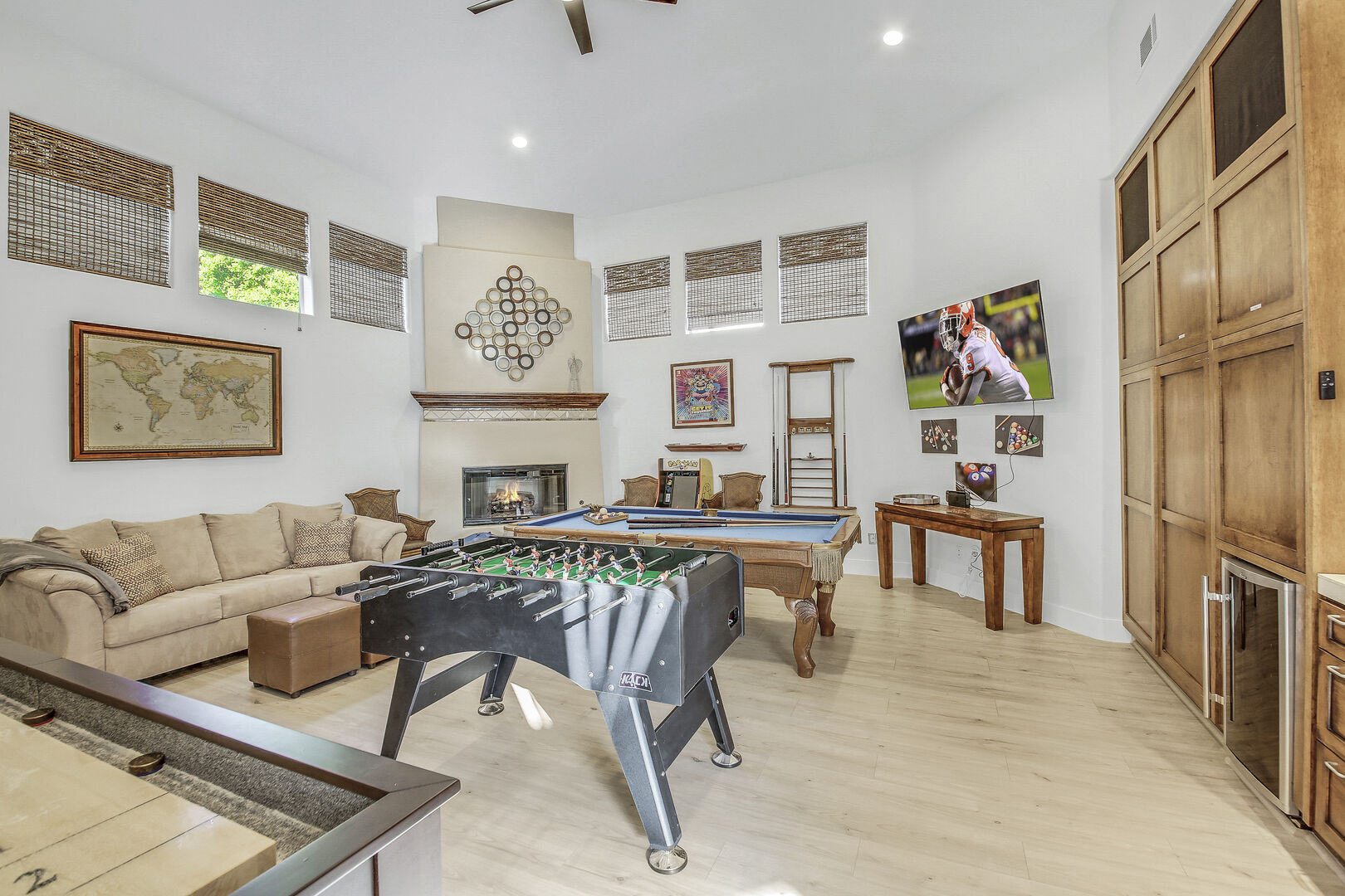 The Family Room is where all the fun will take place.