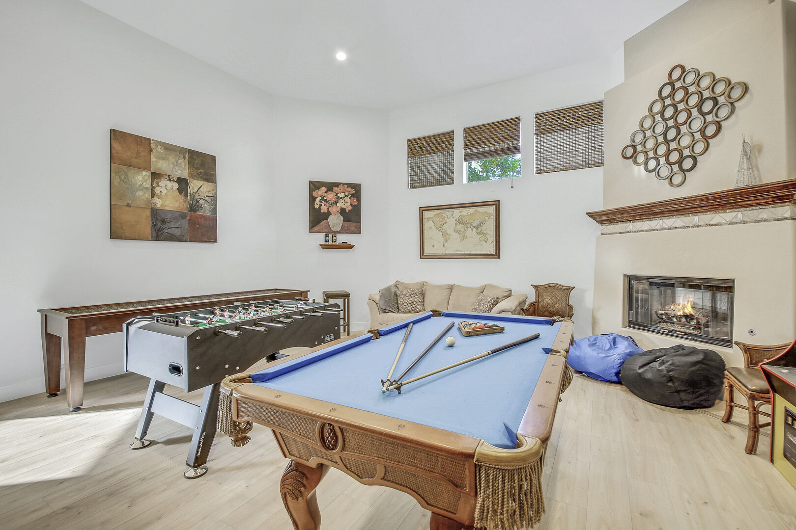 Watch or participate in numerous games such as a round of Billiards, Shuffleboard or Table Soccer.