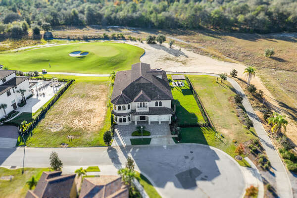 Enjoy a beautiful secluded, private location with a great view of the golf course