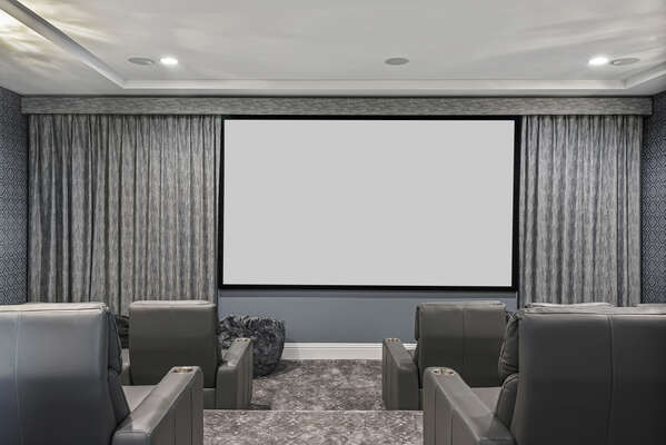 The Chateau has a private home movie theater