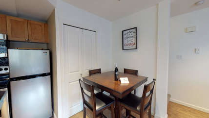 Small dining table for 4 guests