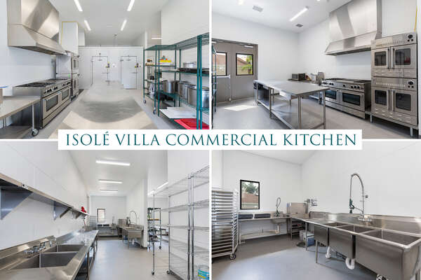 A commercial kitchen perfect for any chef to create delicious meals