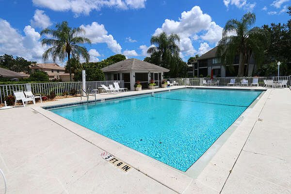 Enjoy the beautiful Florida weather by the pool