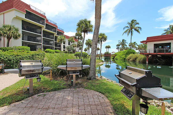 BBQ grills are located throughout the complex for those much desired family cookouts!