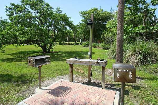 BBQ grills located throughout the complex for those much desired cookouts