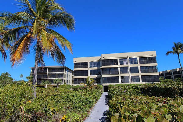 Exterior complex view from beach