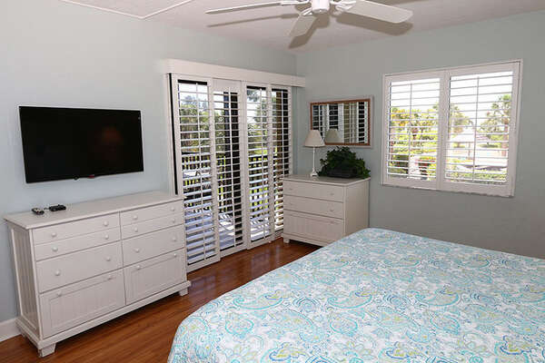 Master bedroom with great views and natural light.