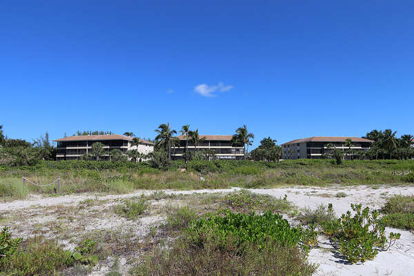 View of complex from beach