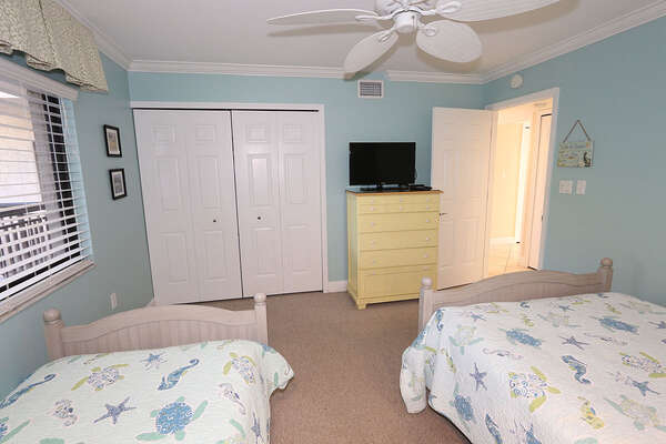 Full and Twin bedroom