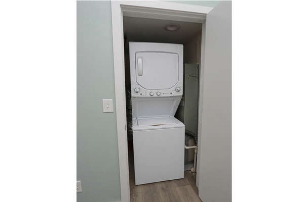 Guest house washer and dryer