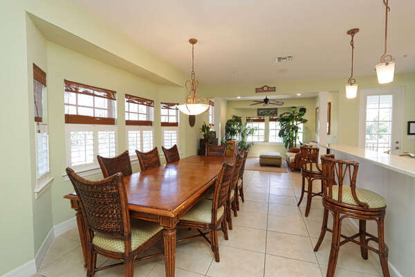 Dining area with ample seatings