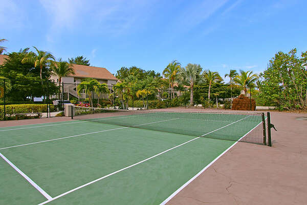 Community tennis courts for those tennis fans!