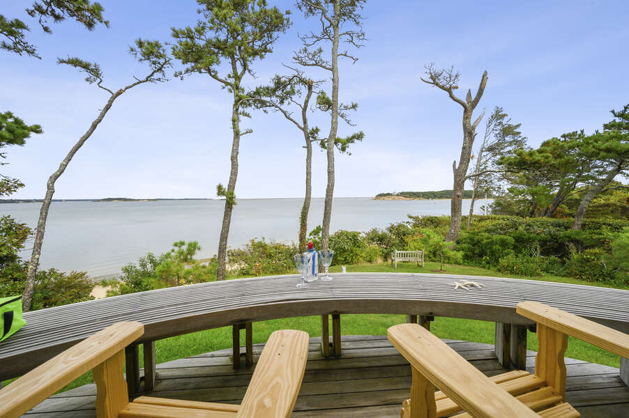 Sit and enjoy your favorite cocktail on your private master suite deck. 66 Rush Drive Chatham Cape Cod New England Vacation Rentals
