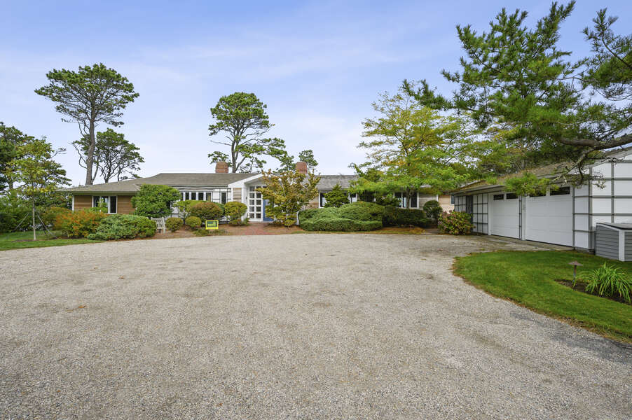 Entrance with parking. 66 Rush Drive Chatham Cape Cod New England Vacation Rentals