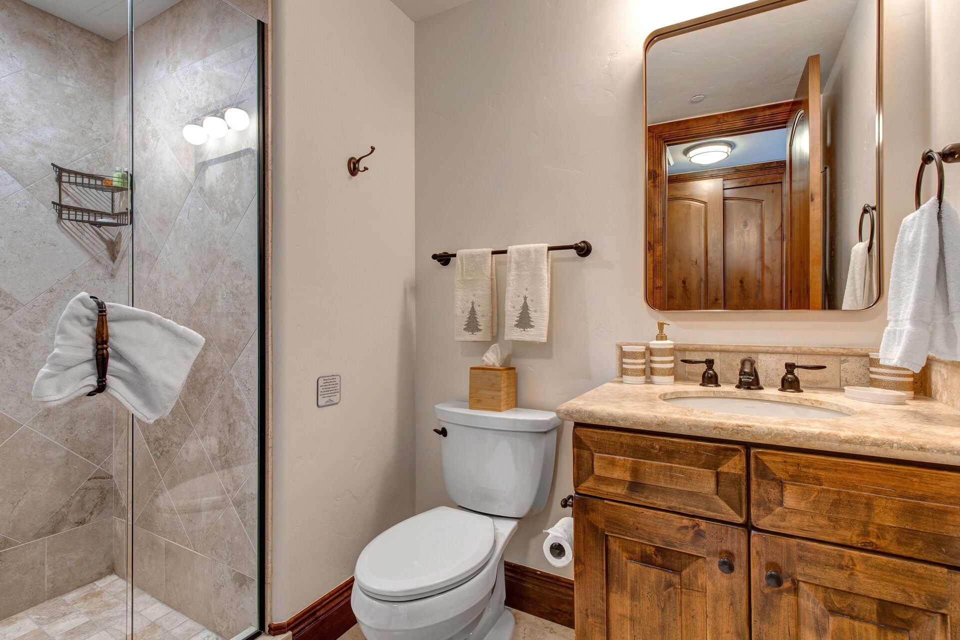 Master Bath 2 with Tile Shower