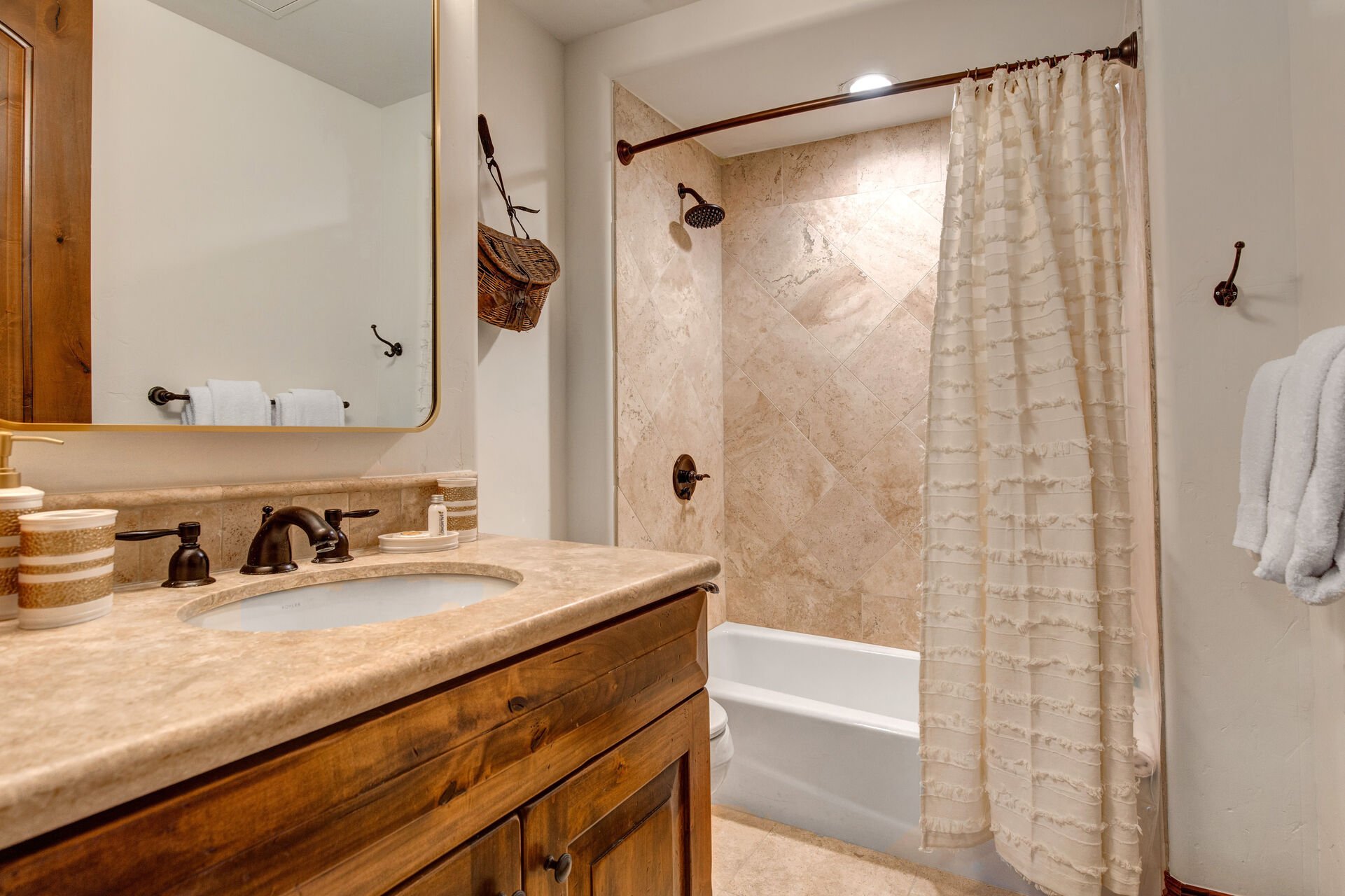 Master Bath 3 With a Tub/Shower Combo