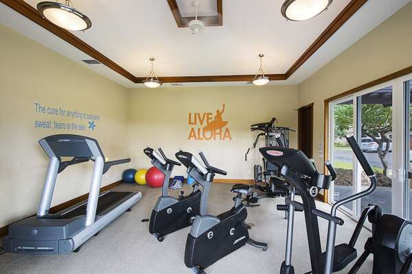 Golf Villas Fitness Center with Aerobic Machines