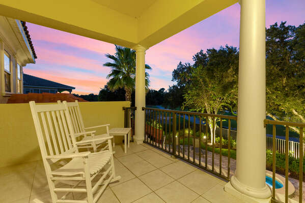 Enjoy your magical views from the balcony
