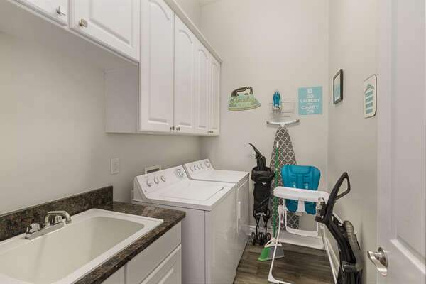 The home is equipped with your own washer and dryer unit