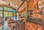 Gourmet Kitchen with High-end Stainless Steel Appliances, Granite Counters and Island Seating