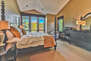 Grand Master Bedroom with King Bed and Ski Resort Views