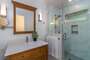 Enjoy the privacy of your own ensuite with walk in shower located in the queen bedroom upstairs.