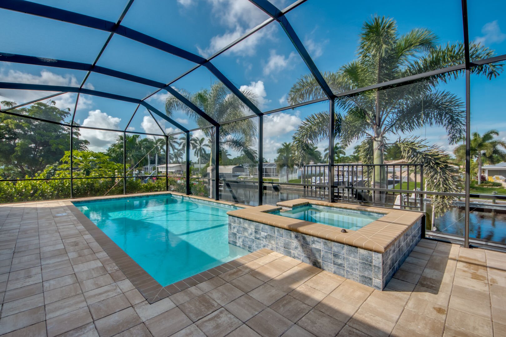 Heated pool and spa vacation rental