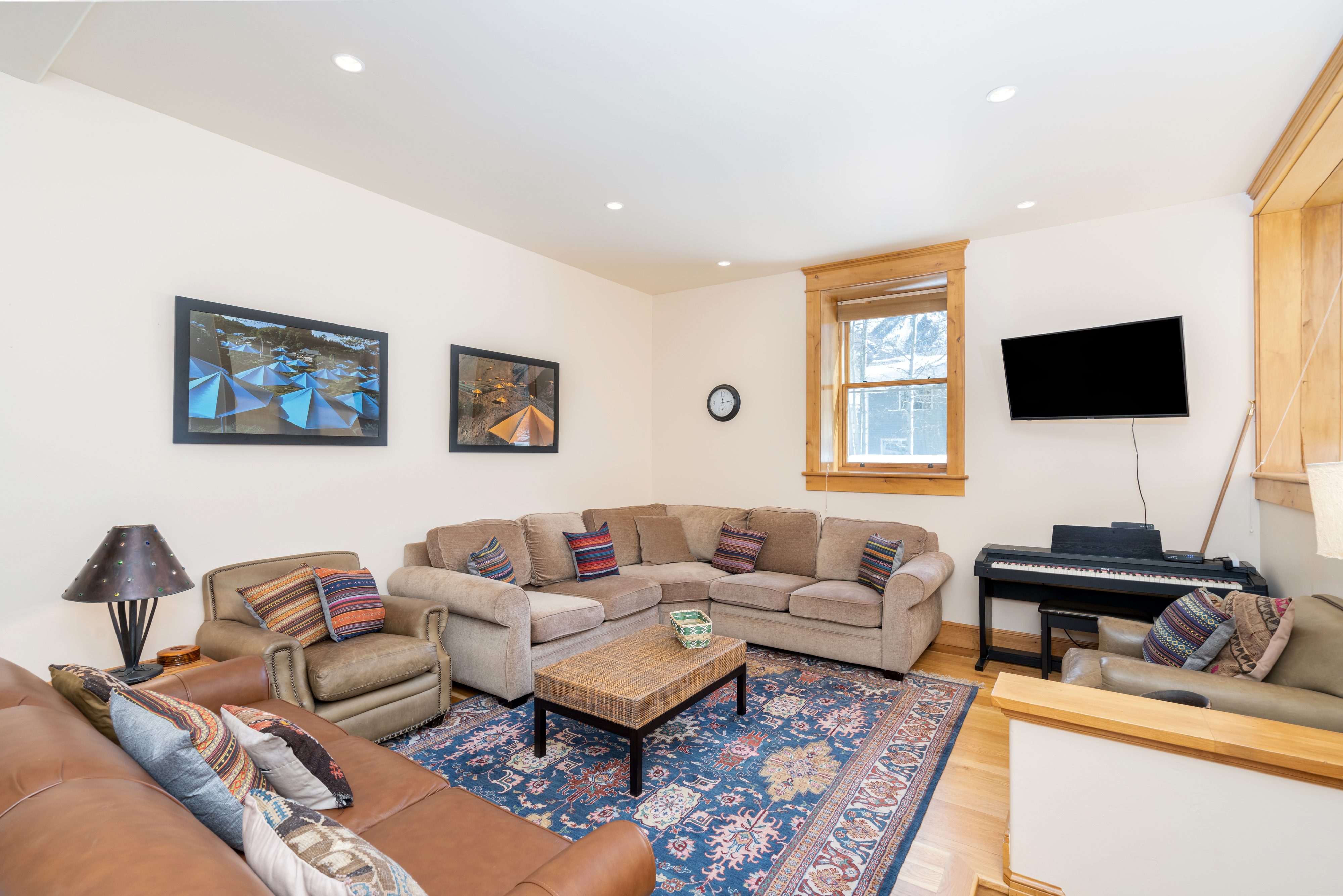 Large living room area in our Telluride vacation rental