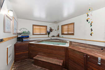 Hot Tub Room on the lower level