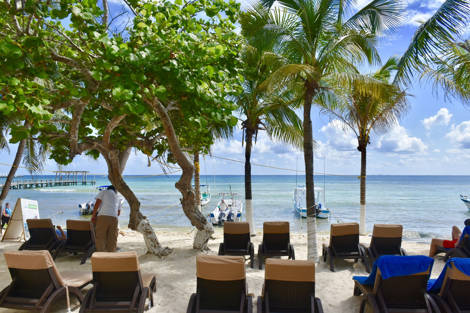 Playa Palms, private beach.