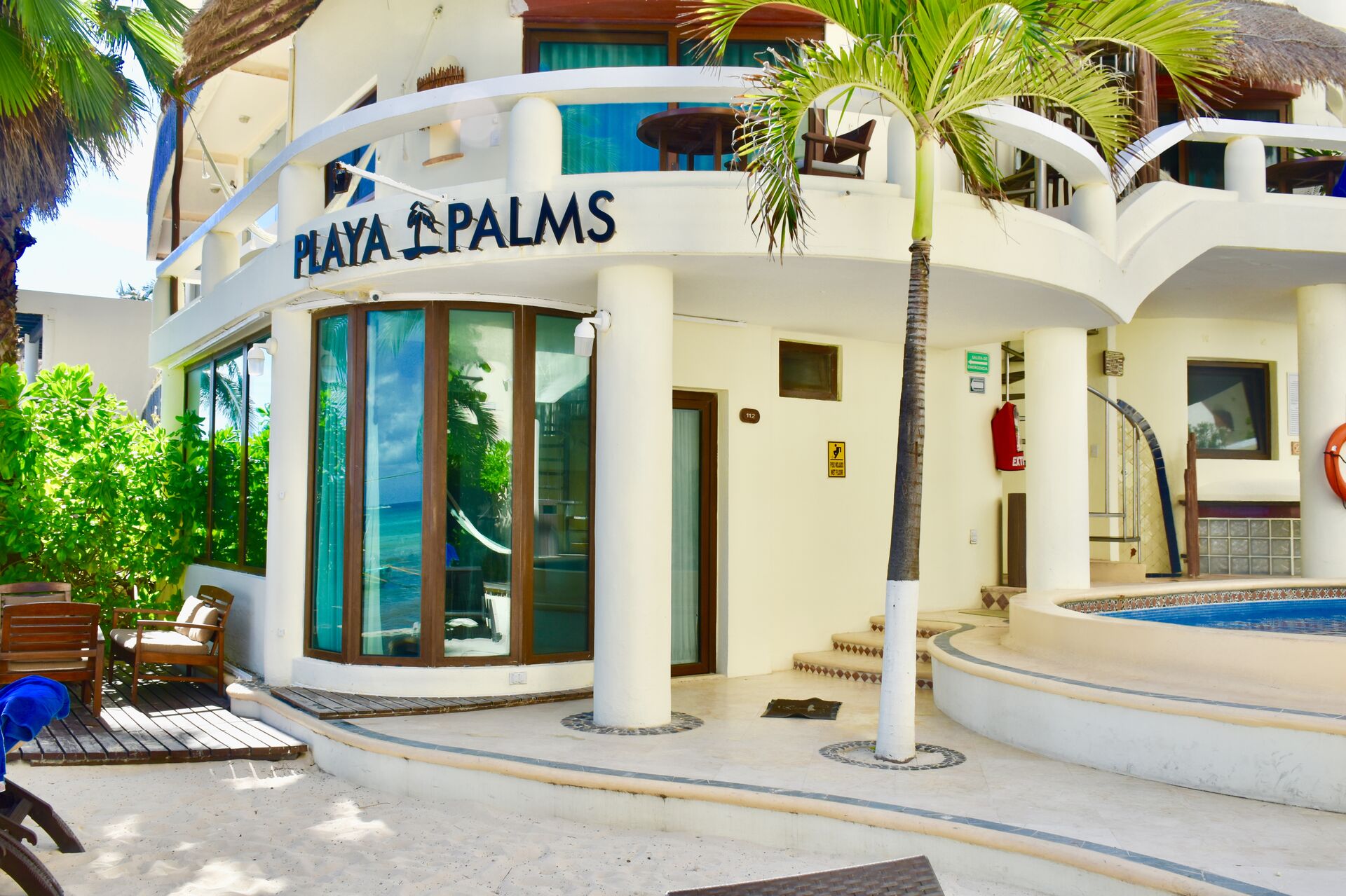 Playa Palms ocean front suite.