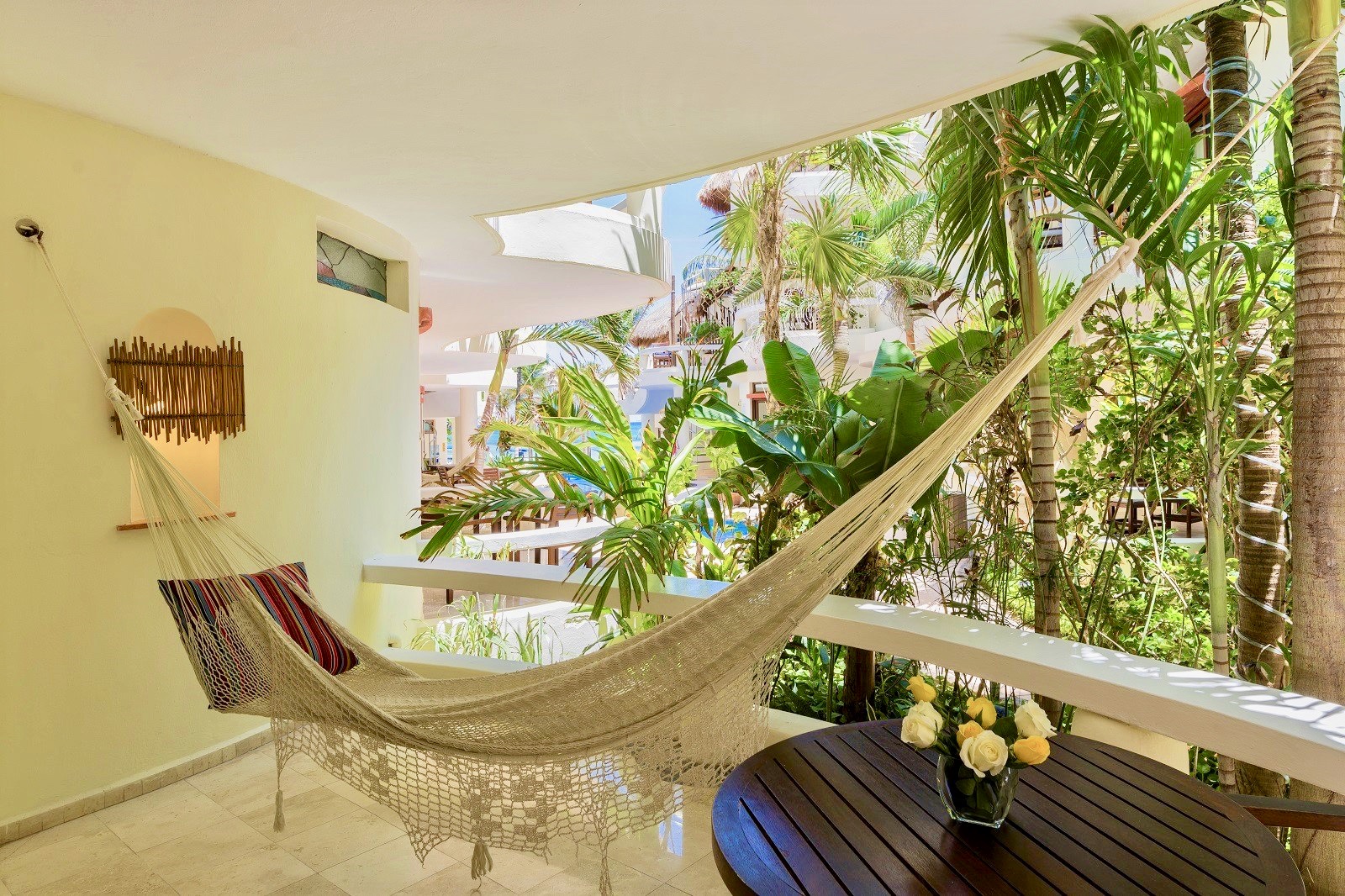 Private relaxing area.