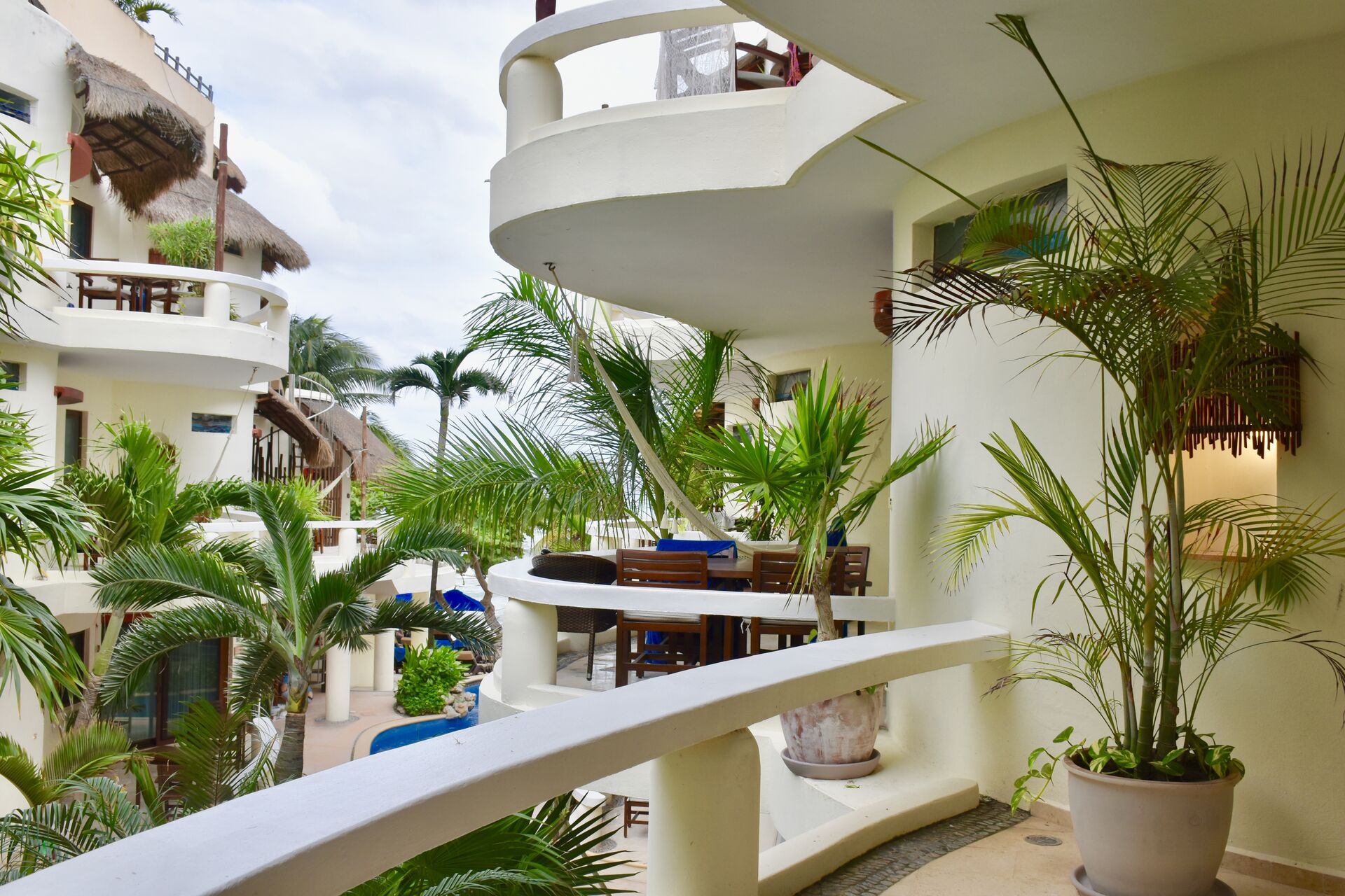 Balcony with ocean view