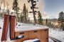 The therapeutic Wind River Hot Tub will be a favorite place to hang out after a long day of skiing or hiking!